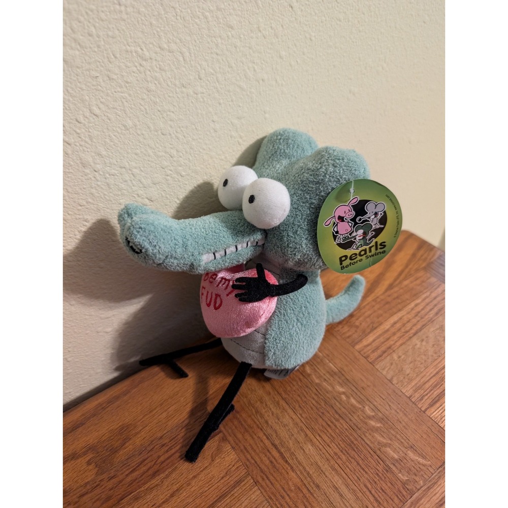 Pearls Before Swine Larry Croc Plush Stephan Pastis‎ Comic Strip New With Tags